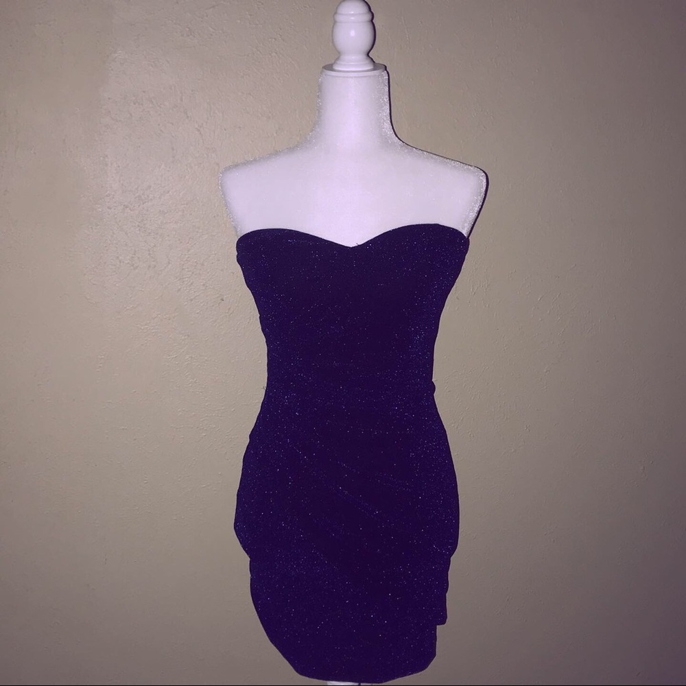 Navy blue clubbing dress